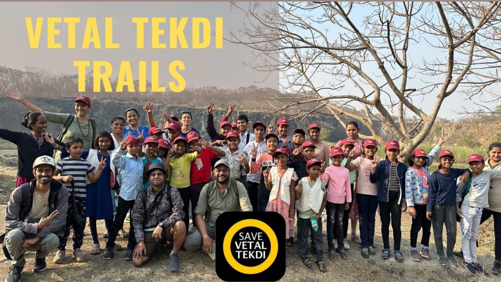 VASUDHA visit to Vetal Tekdi to learn bird watching